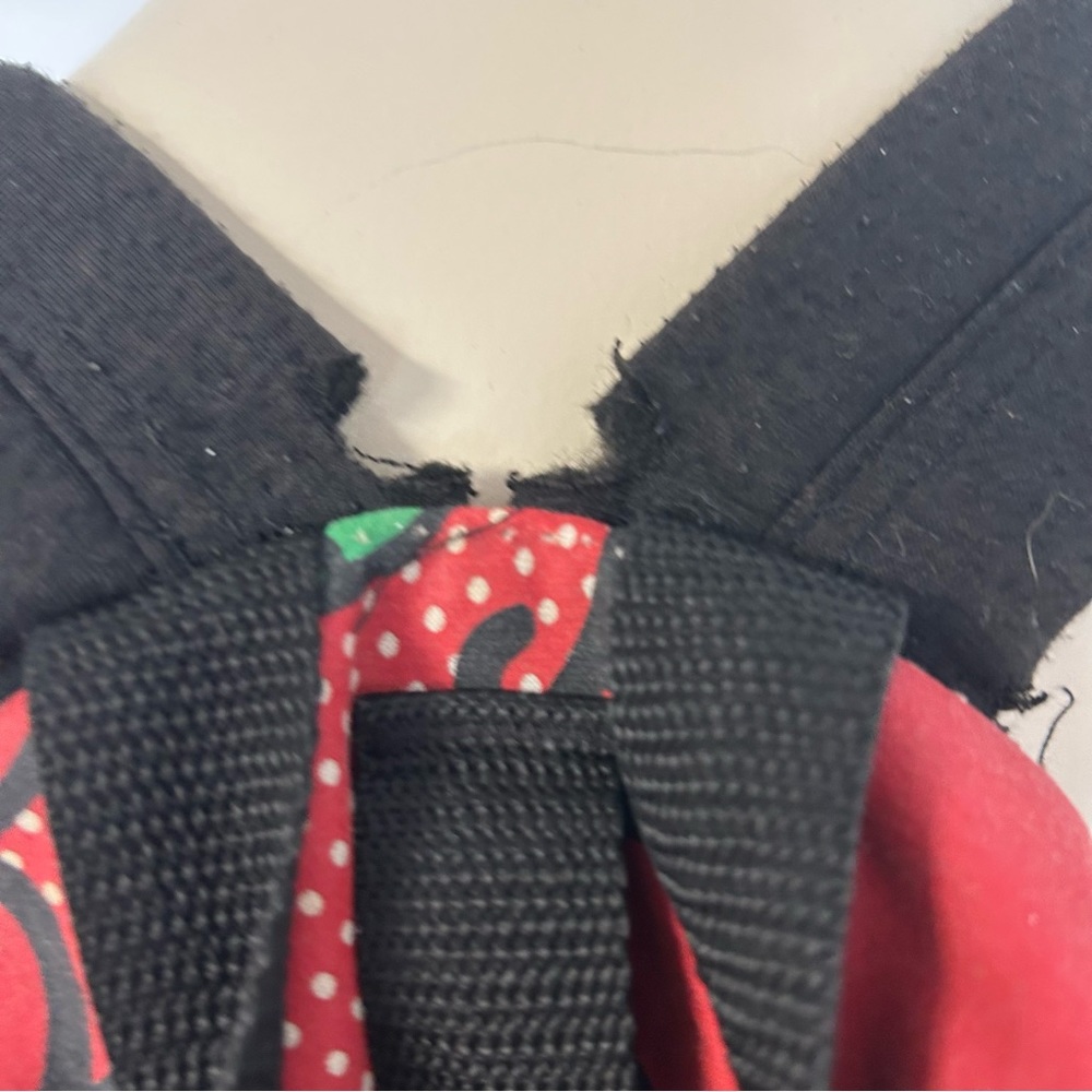 Hello Kitty X Ecomo‎ Red Apple Large Zipper Backpack RARE - Picture 7 of 13
